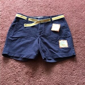 Dockers Soft Short Truly Slimming Belted Shorts